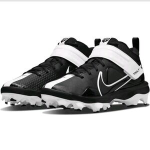 Nike Force Trout 7 PRO MCS Baseball Cleats Mens 11.5 Black White CT0828-005 New